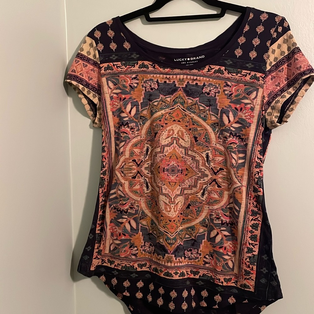 New, lucky brand short sleeve top